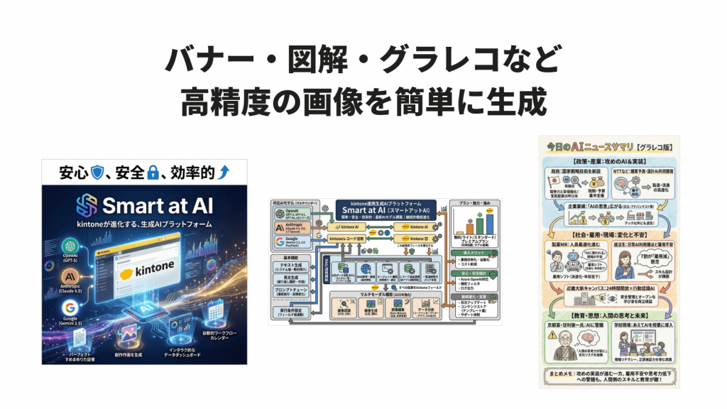 バナー・図解・グラレコなど高精度の画像を簡単に生成