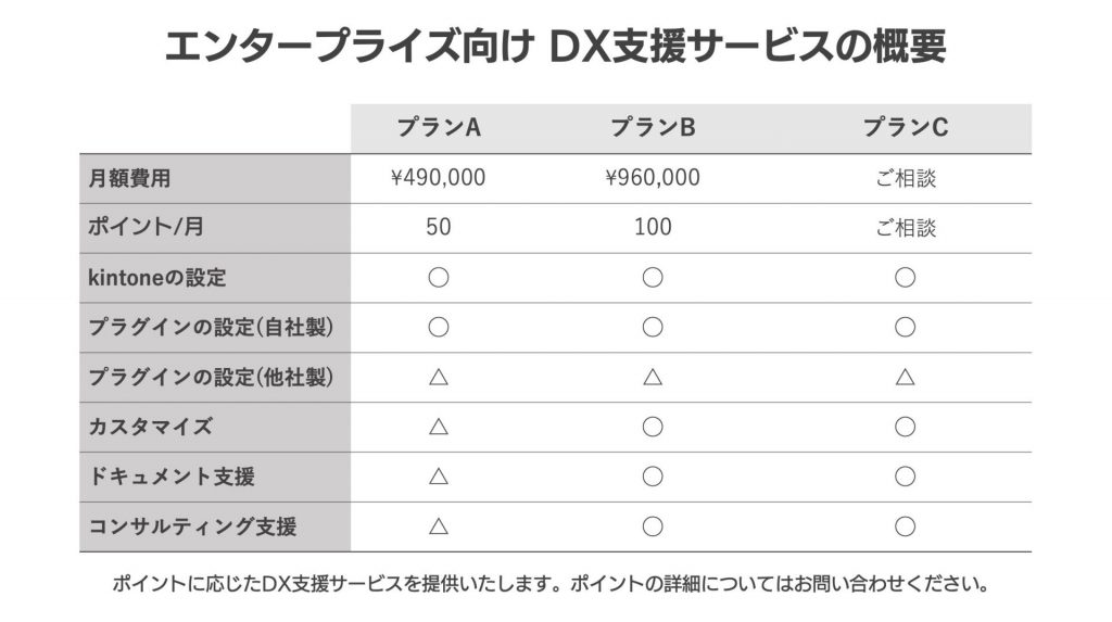 エンタープライズ向けの取り組みについて