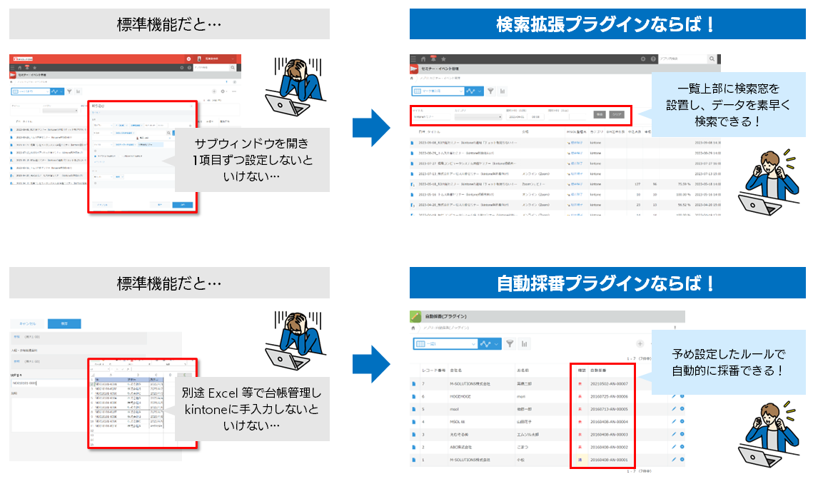 M-SOLUTIONS、kintoneをより使いやすくする 検索拡張・自動採番プラグ